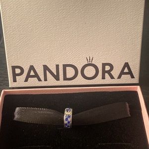 Sold! Pandora Blue Pave Clip Charm